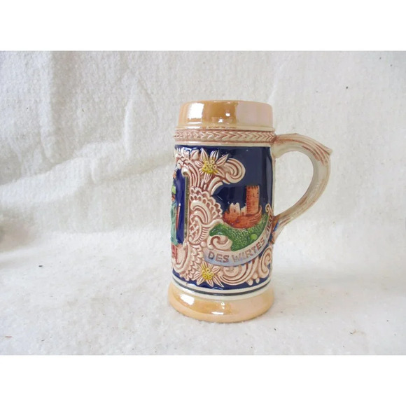 German Stein Beer‎ Mug Ein Gutes Bier Barware Kitchenware vintage collectible - Picture 5 of 5